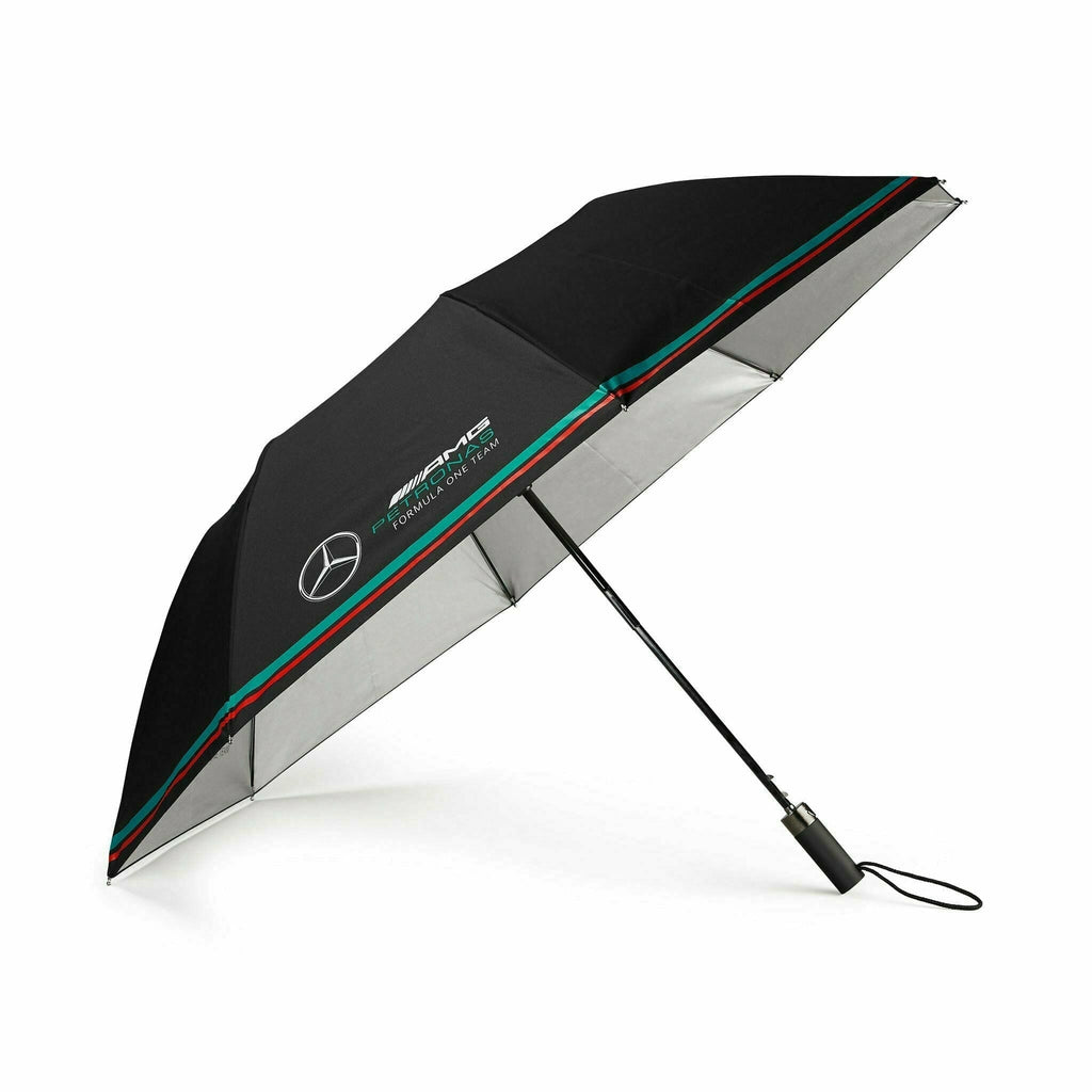 Mercedes Benz AMG Petronas F1 Compact Umbrella -Black Umbrellas Light Gray
