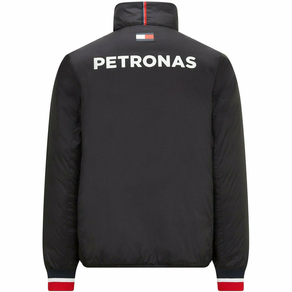 Mercedes Benz AMG Petronas F1 Men's 2021 Team Lightweight Padded Jacket- Black Jackets Dark Slate Gray