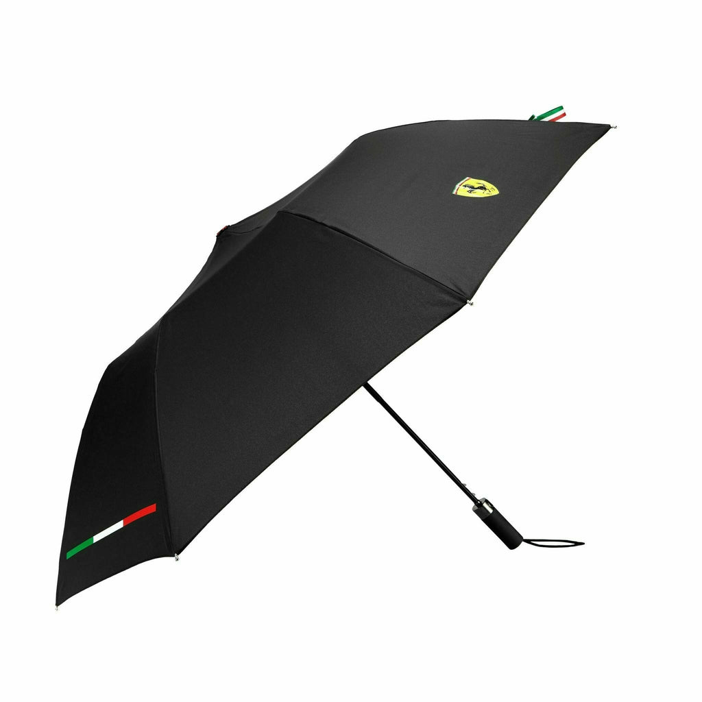 Scuderia Ferrari F1 Compact Scudetto Umbrella- Black/Red Umbrellas Dark Slate Gray