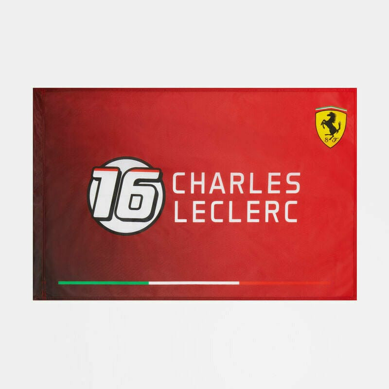 Scuderia Ferrari F1 Charles Leclerc #16 60x90cm Flag-Red Flag Firebrick