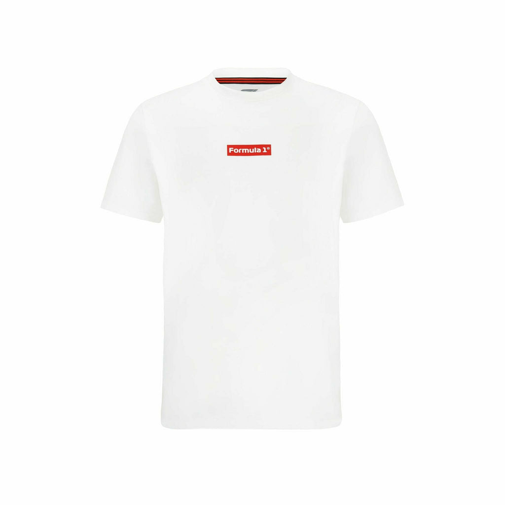 Formula 1 Tech Collection F1 Small Box Logo Graphic T-Shirt - White T-shirts White Smoke