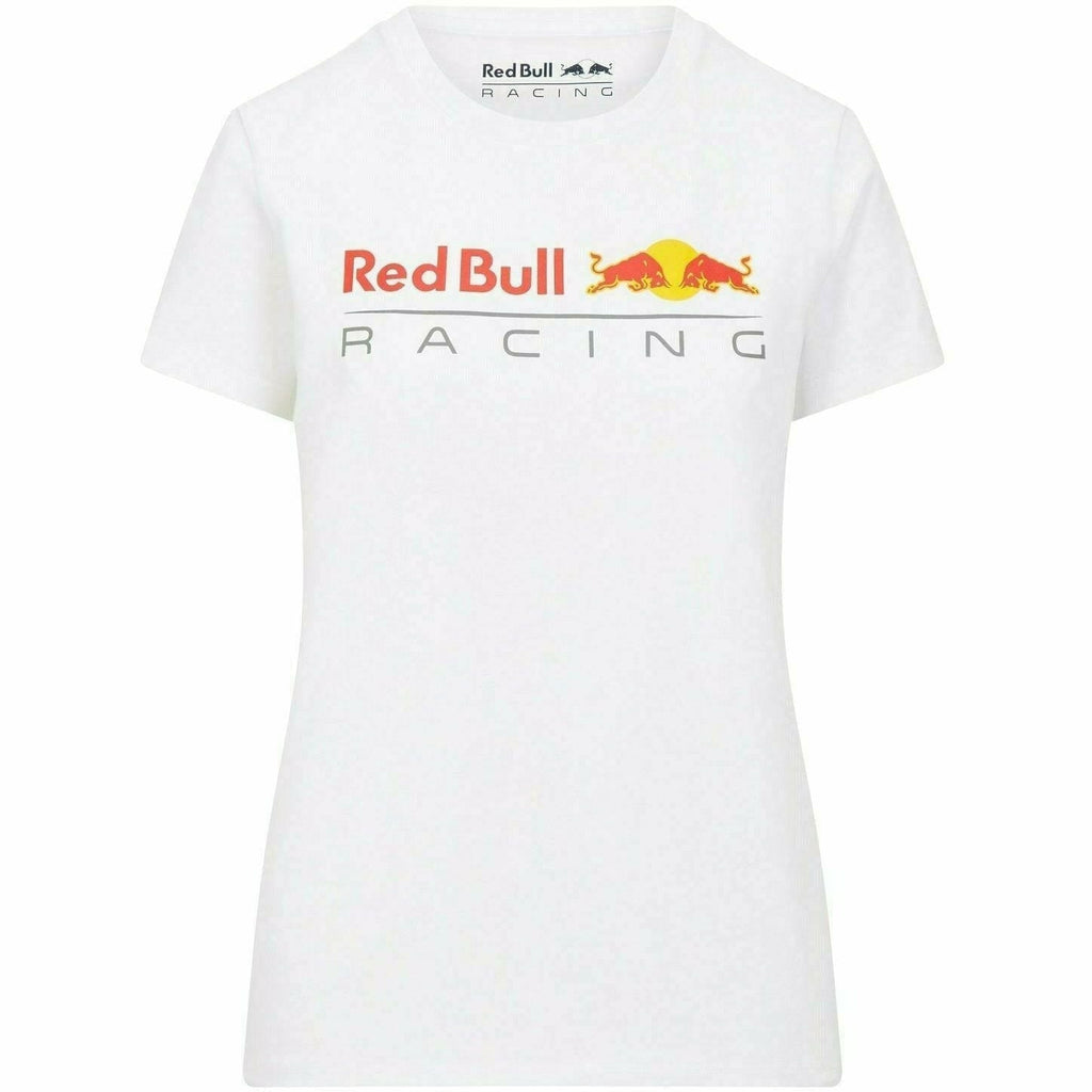 Red Bull Racing F1 Women's Large Logo T-Shirt - Navy/White/Orange T-shirts Misty Rose