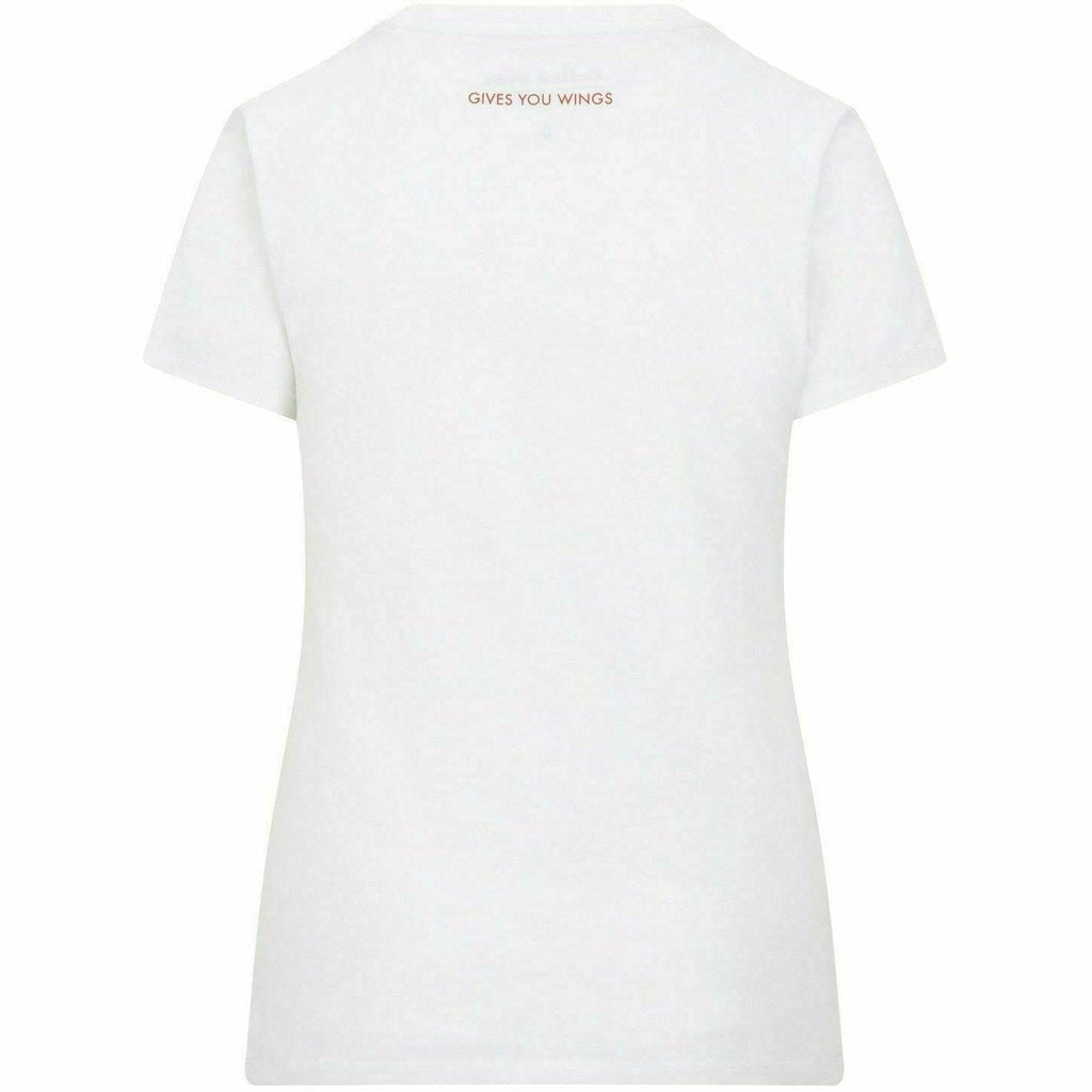 Red Bull Racing F1 Women's Large Logo T-Shirt - Navy/White/Orange T-shirts Snow