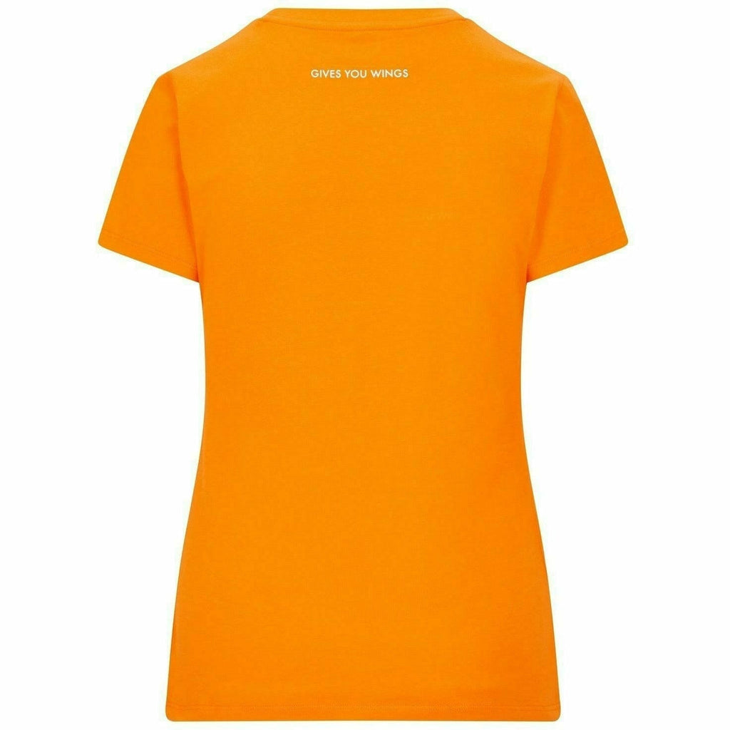 Red Bull Racing F1 Women's Large Logo T-Shirt - Navy/White/Orange T-shirts Dark Orange