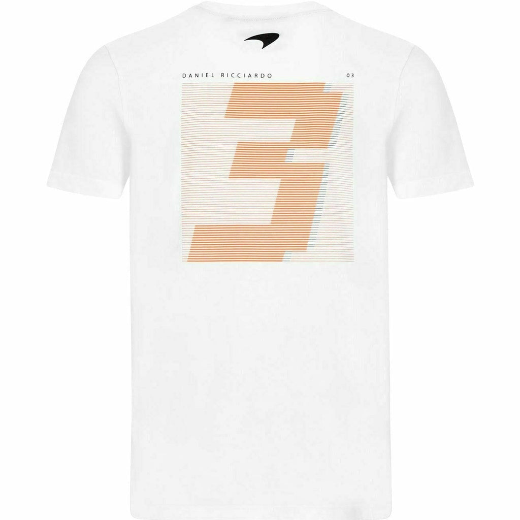 McLaren F1 Men's Daniel Ricciardo #3 T-Shirt -Black/White T-shirts Light Pink