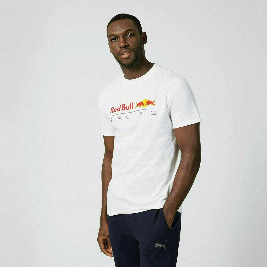 Red Bull Racing F1 Men's Large Logo T-Shirt - Navy/White/Orange T-shirts Lavender