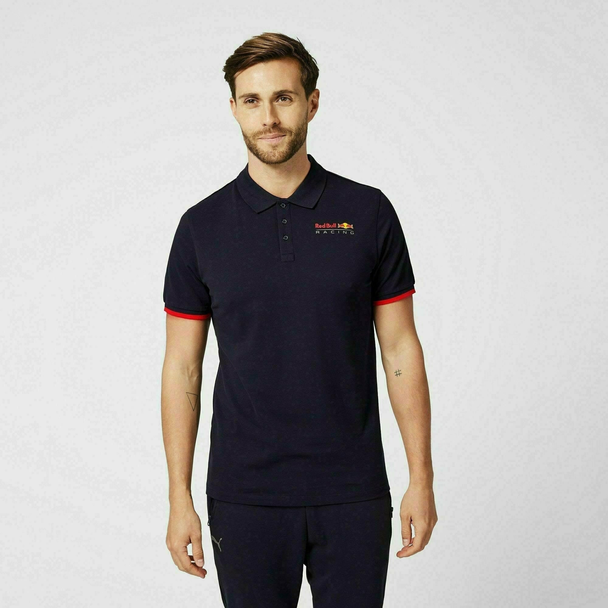 Red Bull Racing F1 Men's Classic Polo Shirt -Navy/White – CMC