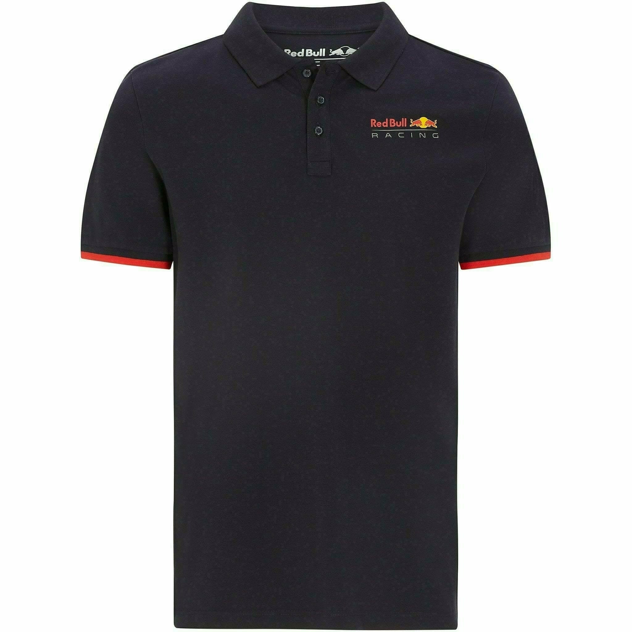 Red Bull Racing F1 Men's Classic Polo Shirt -Navy/White Polos Dark Slate Gray