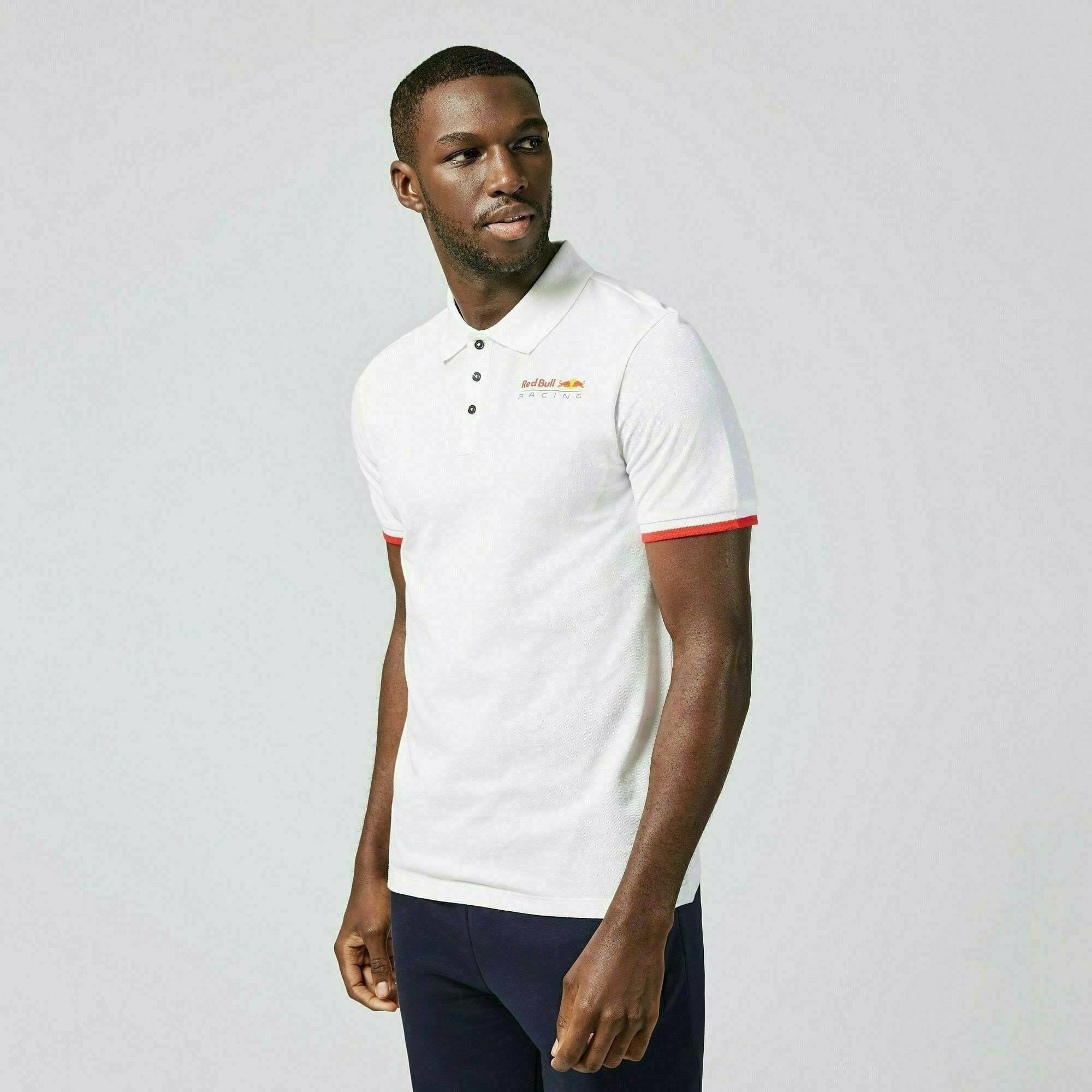 Red Bull Racing F1 Men's Classic Polo Shirt -Navy/White Polos Light Gray