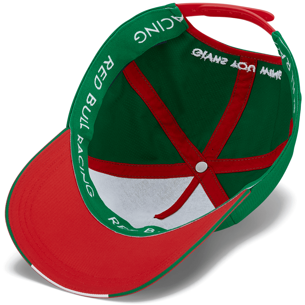 Red Bull Racing F1 Classic Hat - Navy/Orange/Dark Green Hats Dark Green