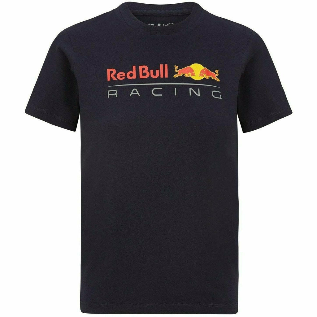 Red Bull Racing F1 Kids Large Logo T-Shirt - Youth Navy T-shirts Dark Slate Gray