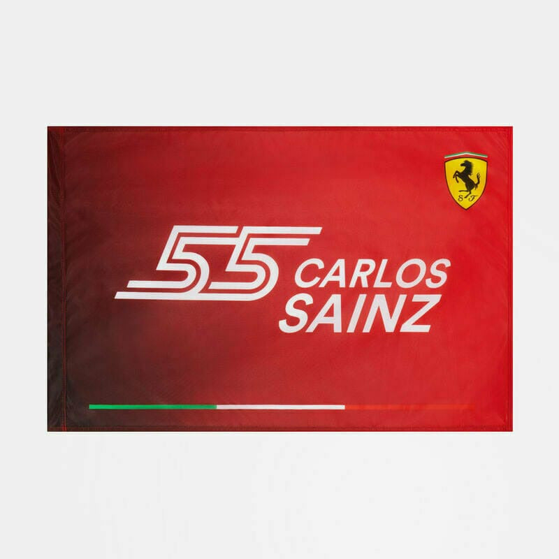 Scuderia Ferrari F1 Carlos Sainz #55 60x90cm Flag-Red Flag Firebrick