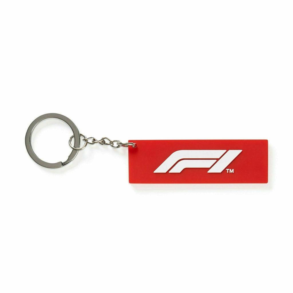 Formula 1 Tech Collection F1 Logo Keychain- Red/Black Keyrings Firebrick