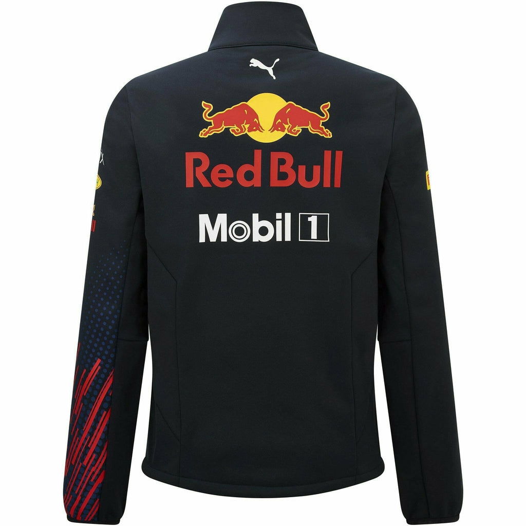 Red Bull Racing F1 Women's 2021 Team Softshell Jacket- Navy Jackets Black