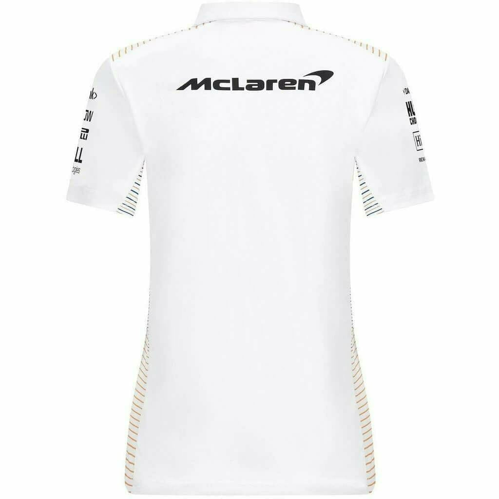 McLaren F1 Women's 2021 Team Polo Shirt -White Polos White Smoke