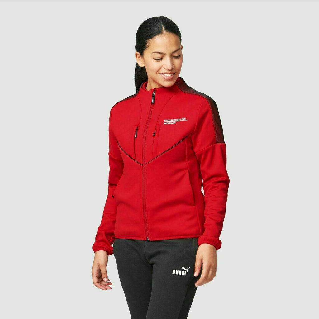 Porsche Motorsport Women's Softshell Jacket - Red Jackets Lavender