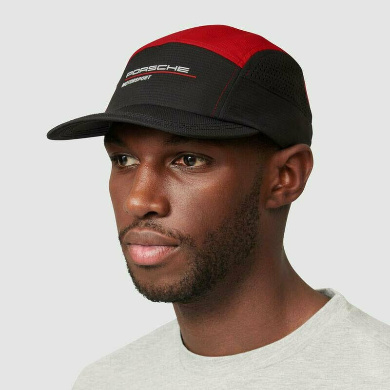 Porsche Motorsport Fanwear Hat- Black Hats Dark Slate Gray