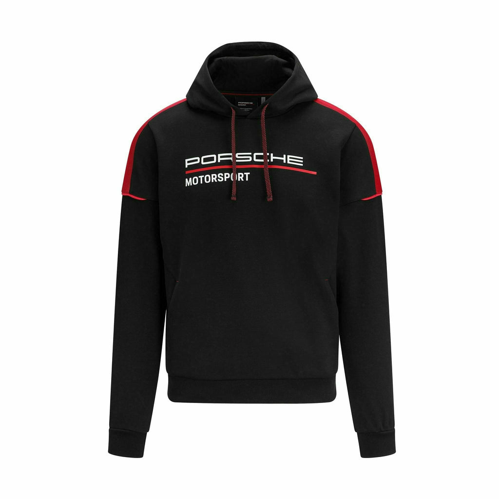 Porsche Motorsport Men's Hoodie Sweatshirt - Black Hoodies Black