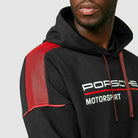 Porsche Motorsport Men's Hoodie Sweatshirt - Black Hoodies Dark Slate Gray