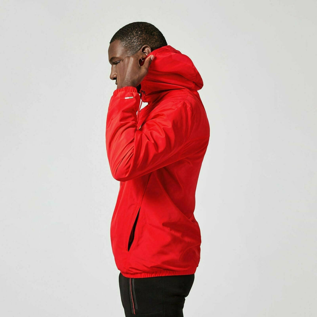 Scuderia Ferrari Puma Windbreaker Jacket-Black/Red Jackets Light Gray