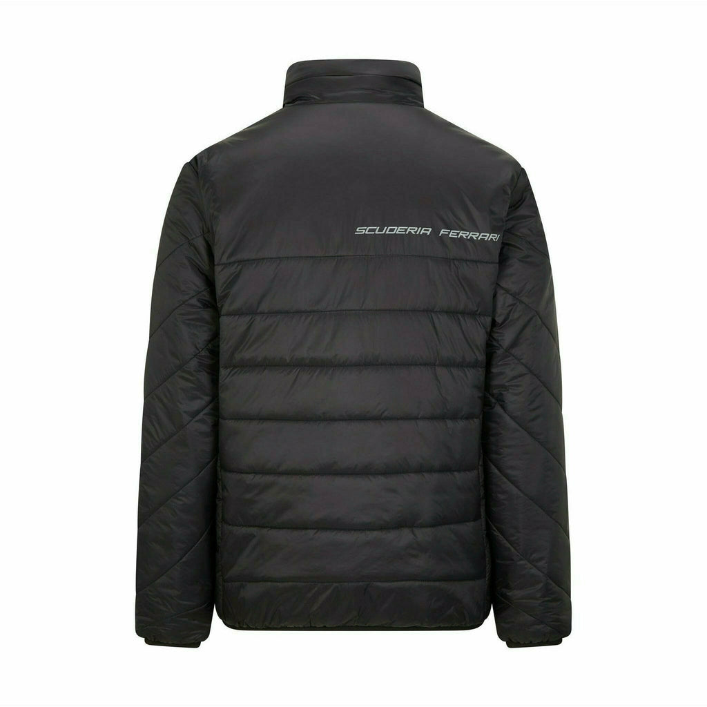 Scuderia Ferrari Men's Puma Padded Jacket-Black/Red Jackets Dark Slate Gray