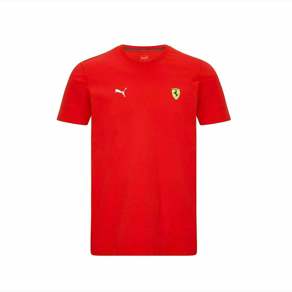 Scuderia Ferrari Men's Puma Small Shield T-Shirt-Red/Black T-shirts Red