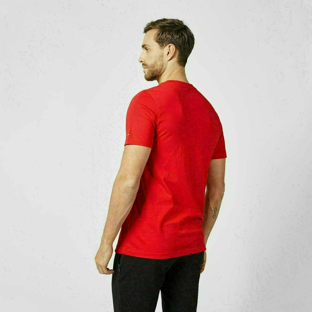 Scuderia Ferrari Men's Puma Small Shield T-Shirt-Red/Black T-shirts Light Gray