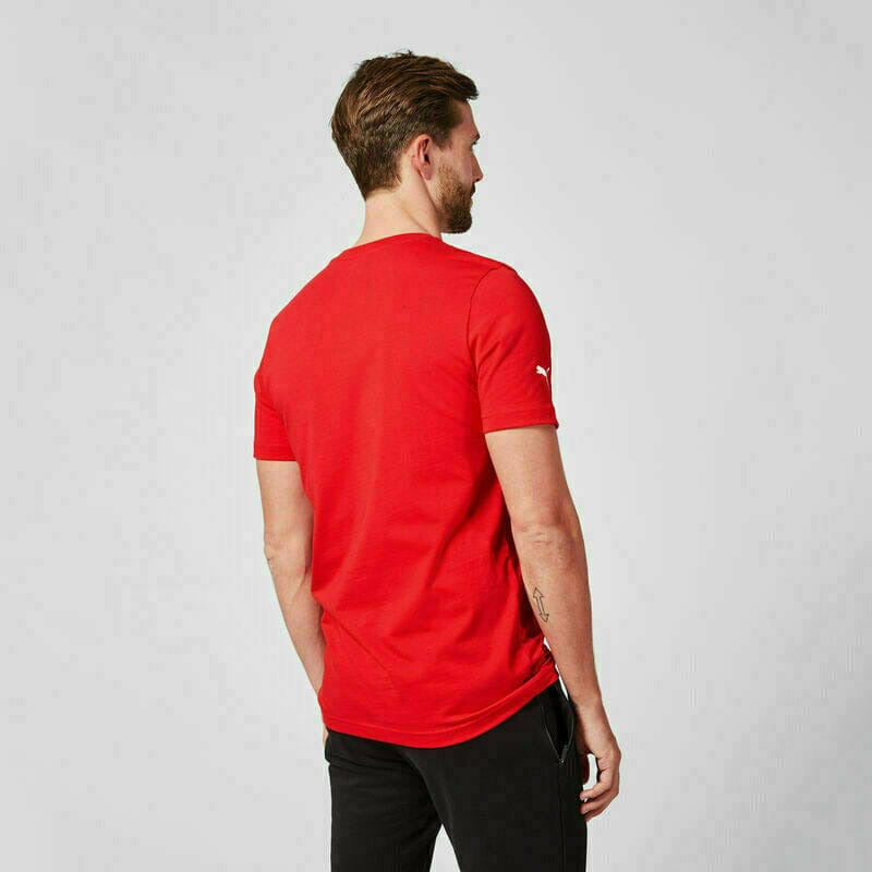 Scuderia Ferrari F1 Men's Puma Large Logo T-Shirt -Black/Red T-shirts Light Gray