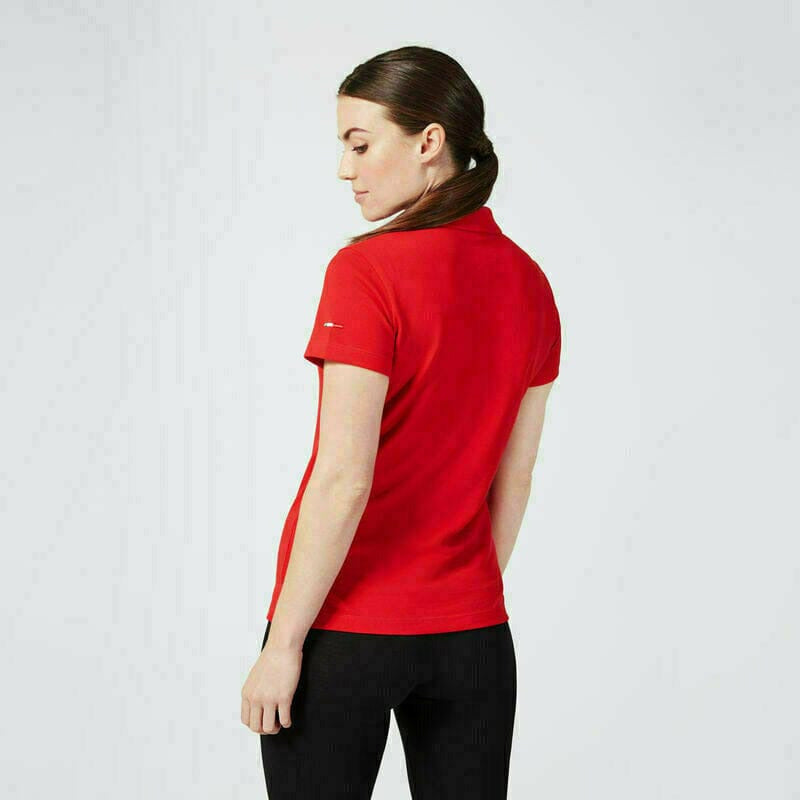 Scuderia Ferrari F1 Women's Puma Small Logo Polo Shirt -Black/Red Polos Light Gray