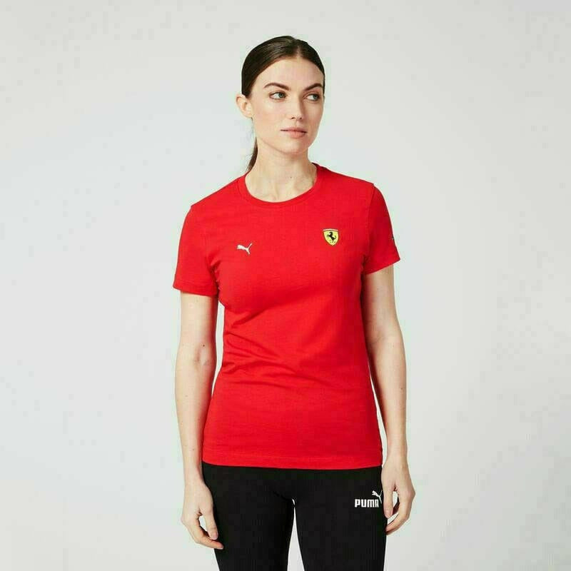verhaal Aggregaat spade Scuderia Ferrari Women's Puma Small Shield Logo T-Shirt-Red/Black – CMC  Motorsports®