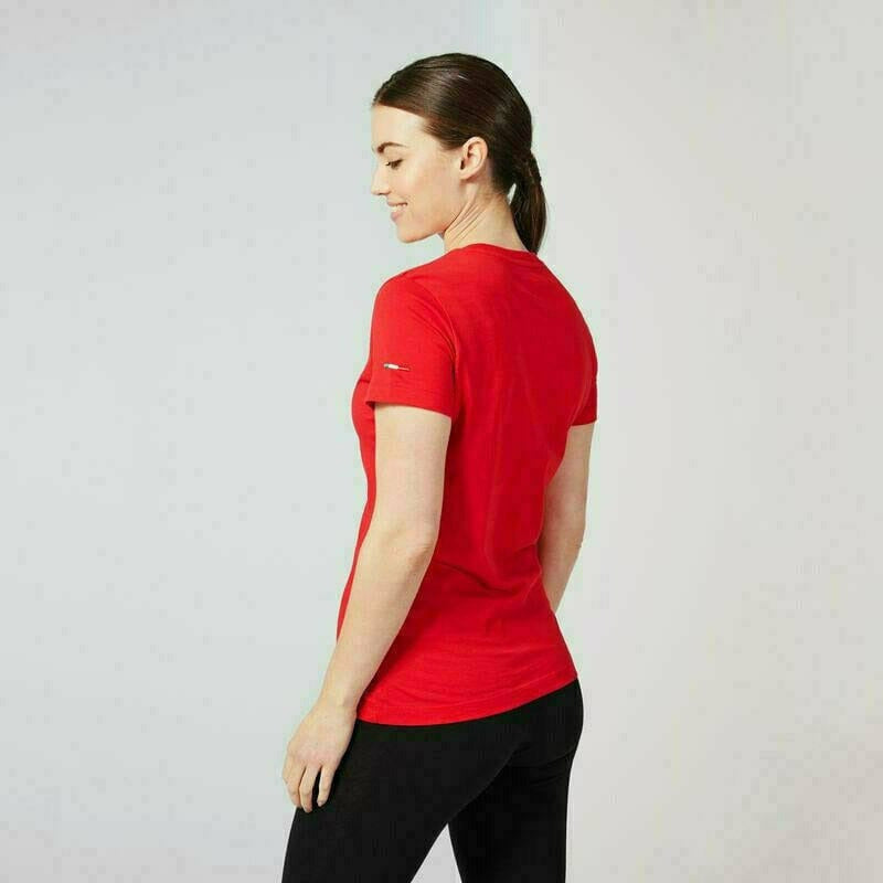 Scuderia Ferrari Women's Puma Small Shield Logo T-Shirt-Red/Black T-shirts Light Gray