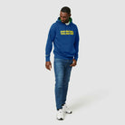 Ayrton Senna Men's Fanwear Logo Hoody- Navy Hoodies Lavender