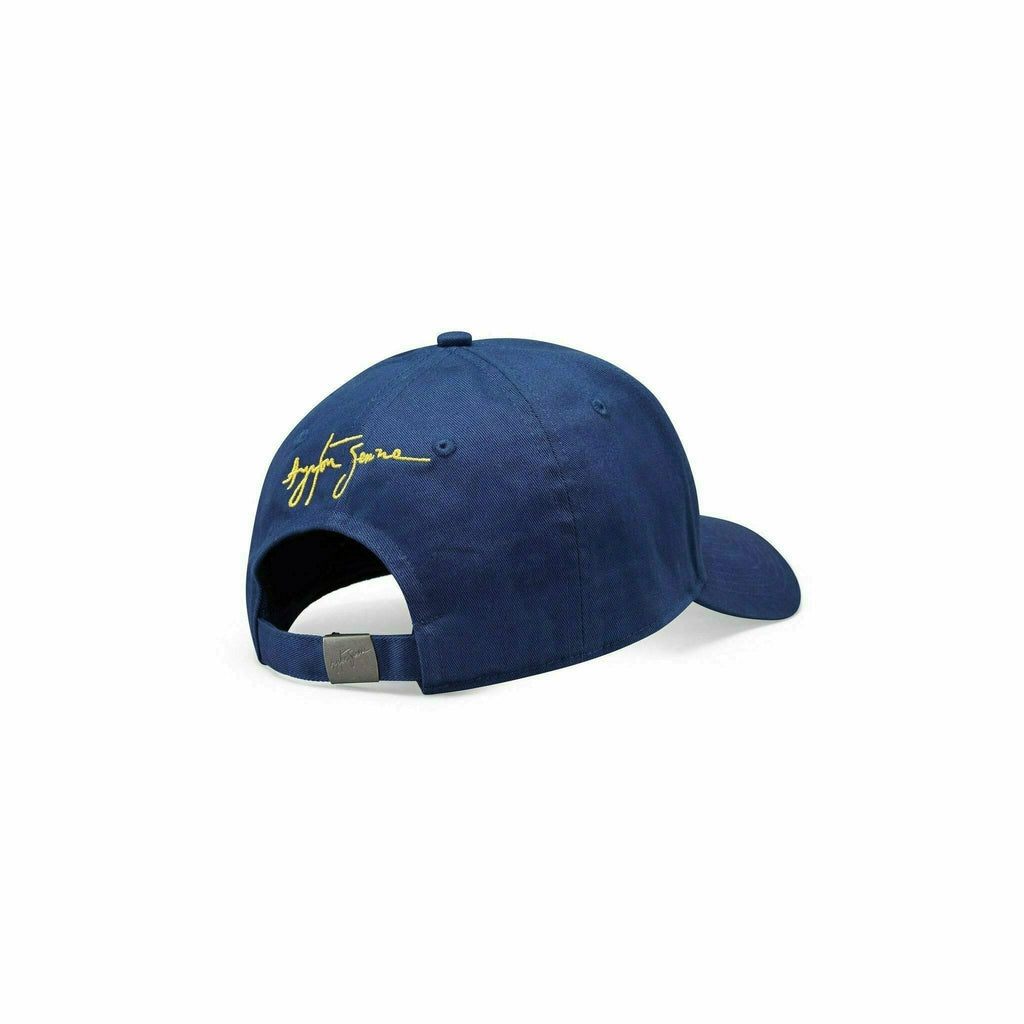 Ayrton Senna Logo Baseball Hat - Navy/Green Hats Dark Slate Gray