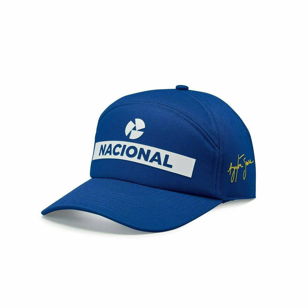 Ayrton Senna Replica Nacional Hat- Blue Hats Midnight Blue