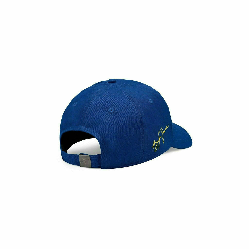 Ayrton Senna Replica Nacional Baseball Hat- Blue Hats Midnight Blue