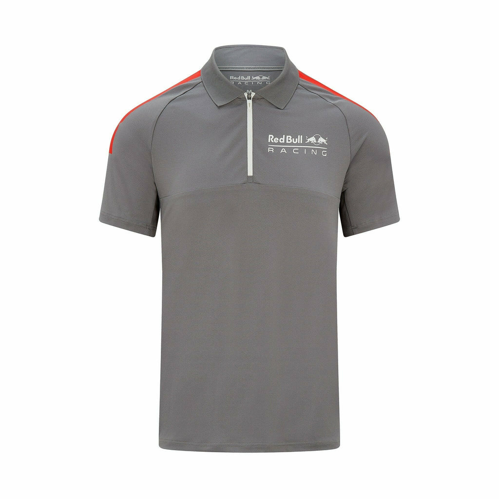 Red Bull Racing F1 Men's Tech Polo Shirt Polos Dim Gray
