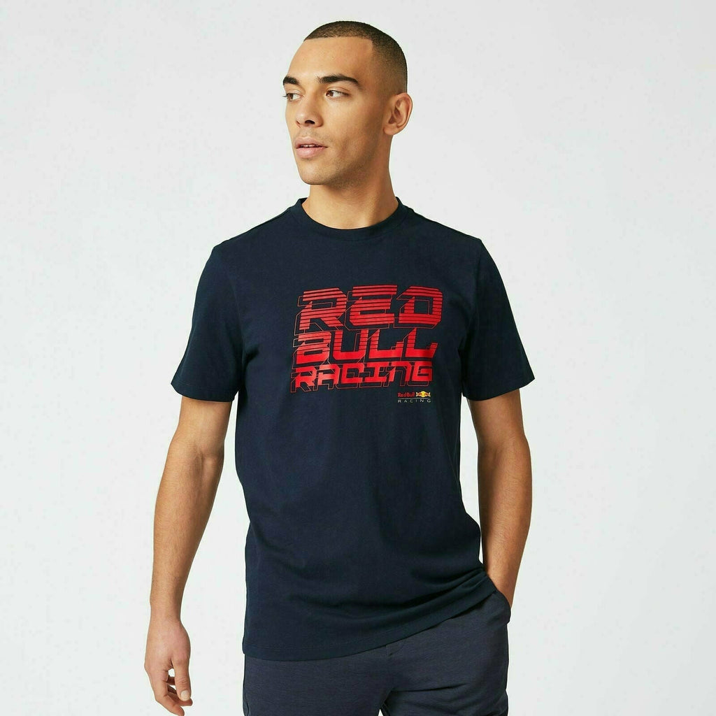 Red Bull Racing F1 Team Graphic T-Shirt - Navy/White T-shirts Dark Slate Gray
