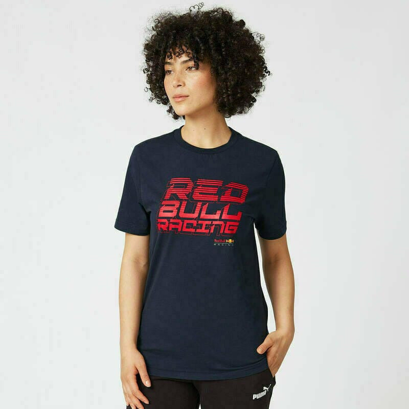 Red Bull Racing F1 Team Graphic T-Shirt - Navy/White T-shirts Dark Slate Gray