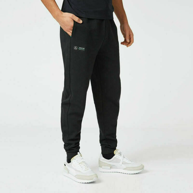 Mercedes Benz AMG Petronas F1 Sweatpants - Black/Grey Pants Black