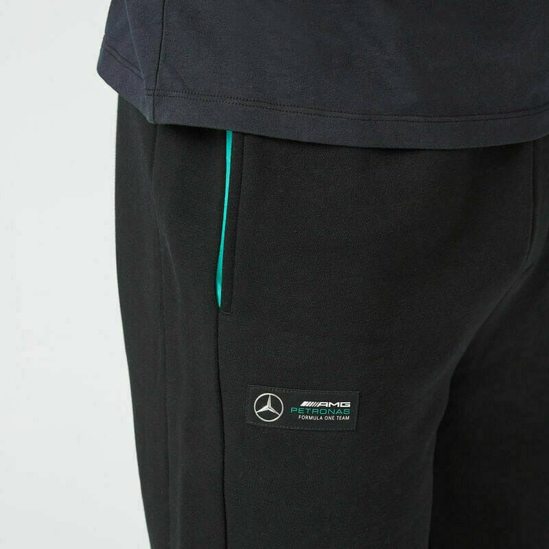 Mercedes Benz AMG Petronas F1 Sweatpants - Black/Grey Pants Lavender