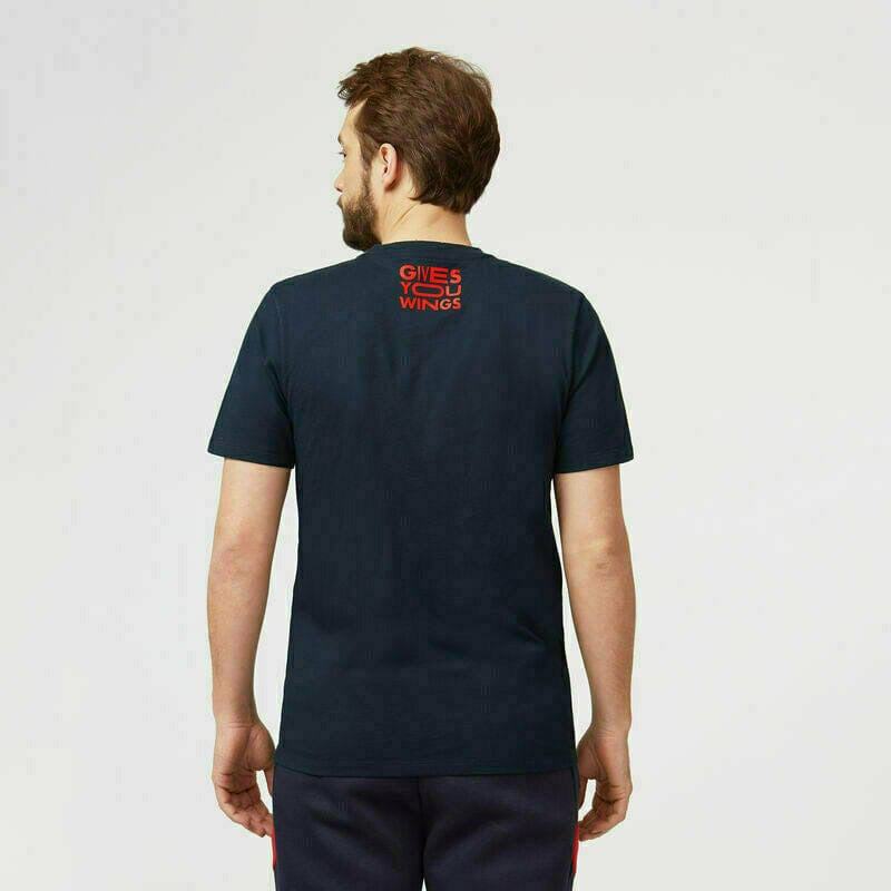 Red Bull Racing F1 Men's Sergio Perez Graphic T-Shirt - Navy T-shirts Dark Slate Gray