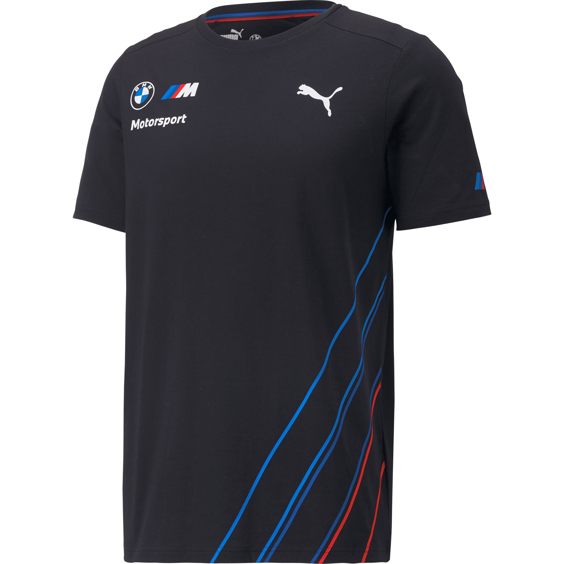 BMW Motorsports Men's Team T-Shirt- Gray/White T-shirts Dark Slate Gray