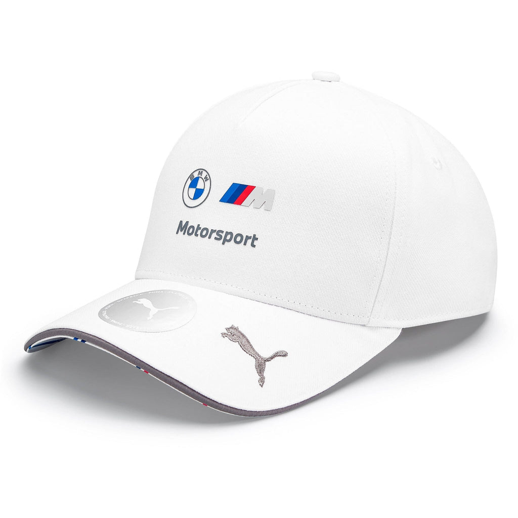 BMW Motorsport Team Baseball Hat- Gray/White Hats White Smoke