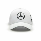 Mercedes Benz AMG Petronas F1 2022 Lewis Hamilton Team Trucker Hat- Black/White/Purple Hats Lavender