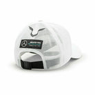 Mercedes Benz AMG Petronas F1 2022 Lewis Hamilton Team Trucker Hat- Black/White/Purple Hats Lavender