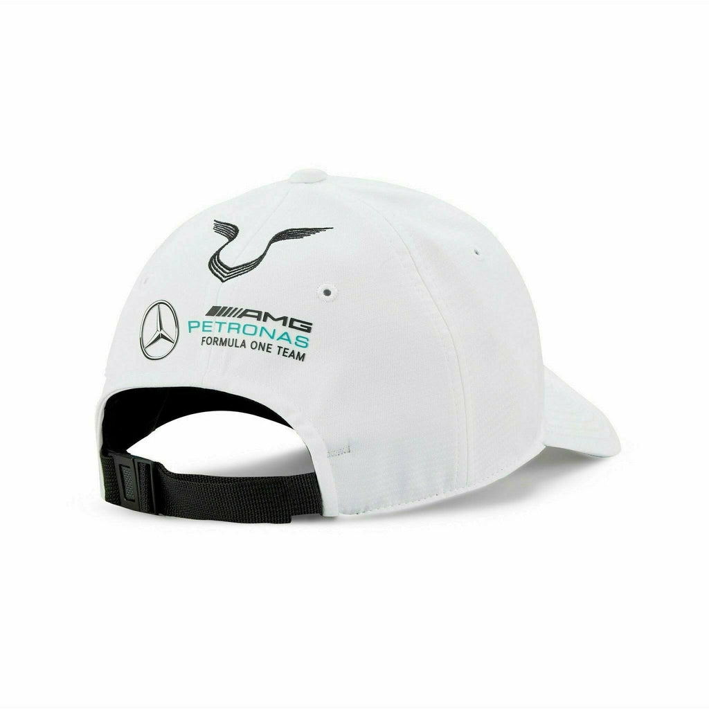 Mercedes Benz AMG Petronas F1 2022 Lewis Hamilton Baseball Hat- White/Black/Purple Hats Lavender