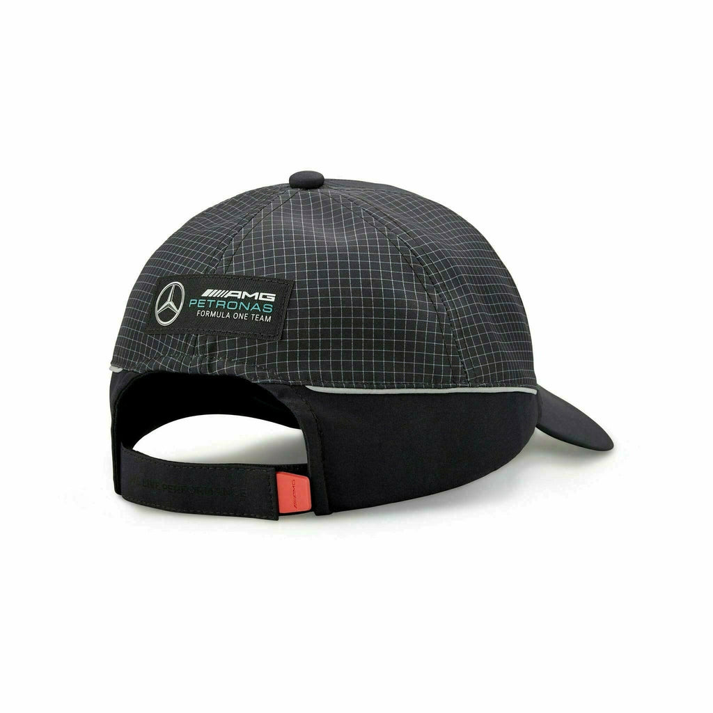 Mercedes Benz AMG Petronas F1 2022 Team Baseball Hat- Black/White Hats Dark Slate Gray