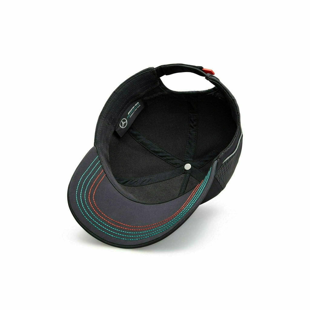 Mercedes Benz AMG Petronas F1 2022 Team Baseball Hat- Black/White Hats Dark Slate Gray