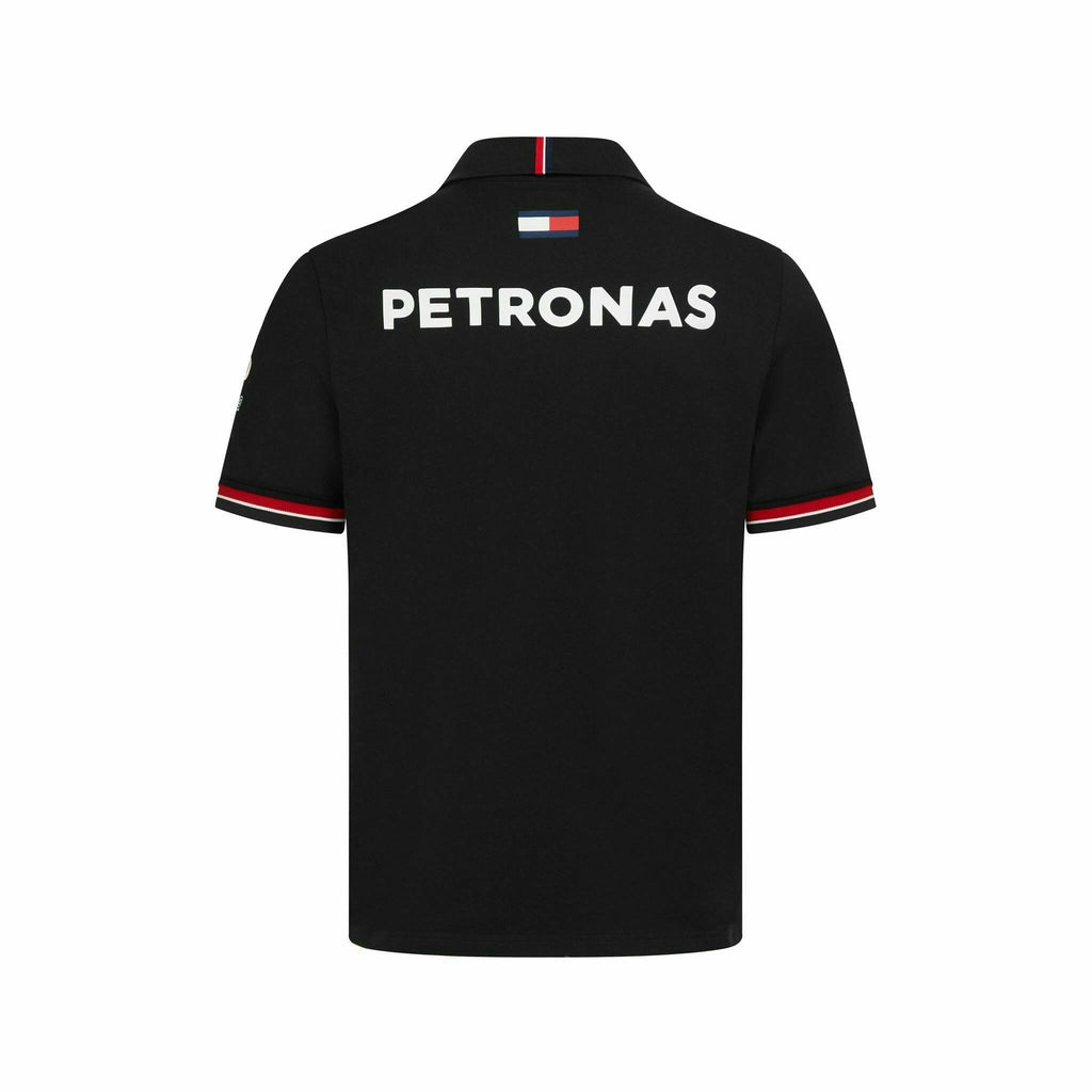 Mercedes-AMG Petronas F1 2022 Team Polo - Black/White Polos Black