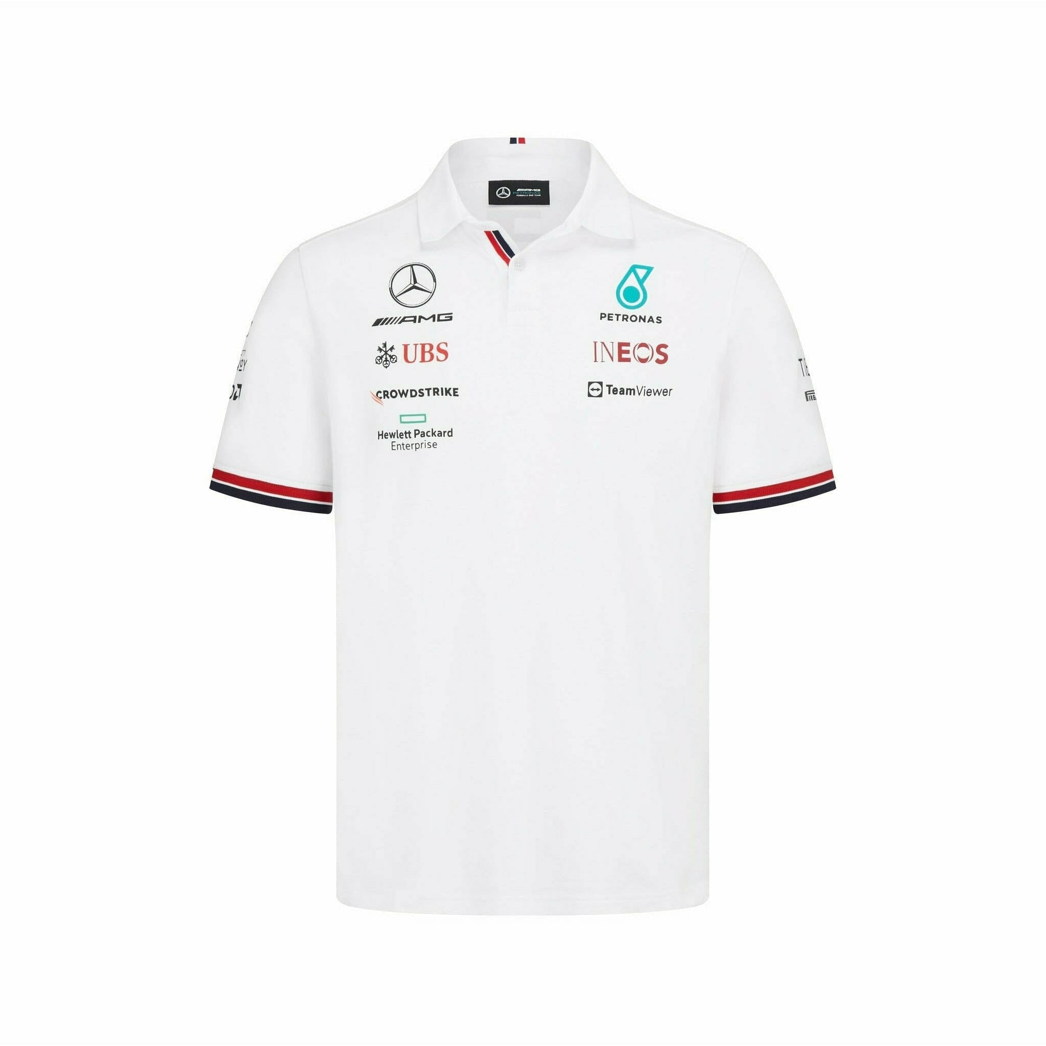 Polo Mercedes AMG F1 Homme Blanc 2022